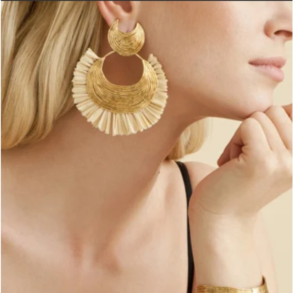 Gas Bijoux Luna Wave Earrings NWT